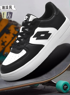 乐途板鞋男秋季新款运动鞋情侣小白鞋轻便软底增高休闲鞋滑板鞋女