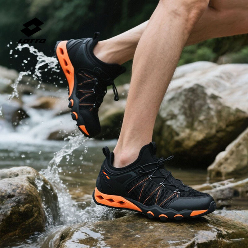 乐途男鞋溯溪鞋夏季新款网面透气户外涉水徒步两栖速干钓鱼运动鞋