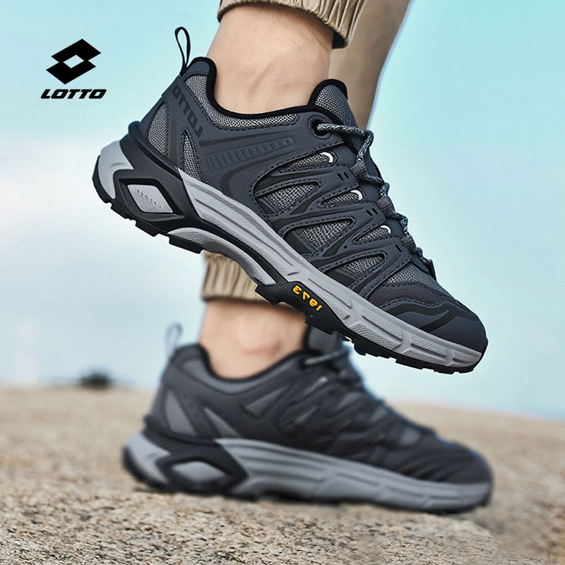 乐途防滑耐磨越野户外登山鞋男