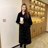 2059 百搭外套 花花推荐 高端轻奢双面大衣中长款