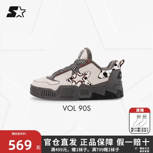 STARTER音浪鞋2024秋冬新款动物园主题星星面包鞋休闲增高板鞋子