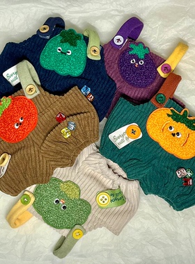 娃岛联萌背带裤15cm娃衣30cm超便宜裤子棉花娃娃衣服labubu着替酷