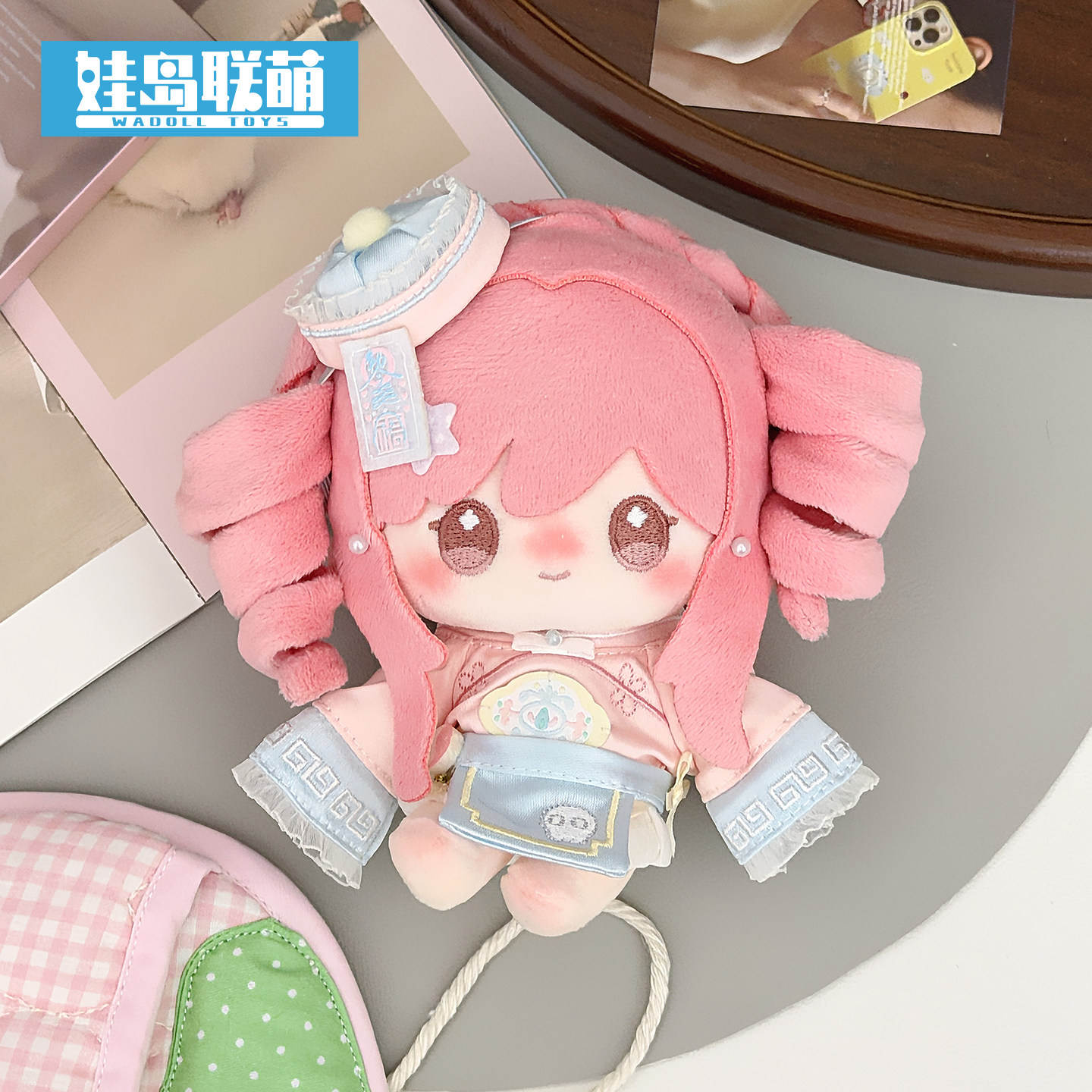 【新品】娃岛联萌x梦想实验室棉花娃娃10cm娃衣万圣节限定套装