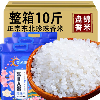 东北黑土地珍珠米10斤2024年新米现磨农家自种圆粒大米煮饭软糯