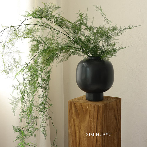 陶瓷花瓶摆件客厅插花器侘寂风