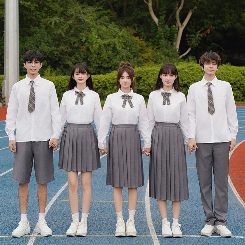 学生演出服大合唱表演服诗歌朗诵初高中学生毕业班服校服裙学院风