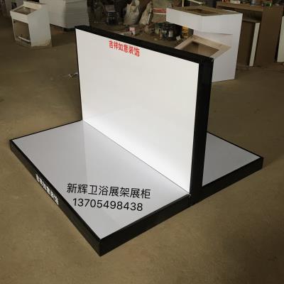 w新品马桶展架智能坐便蹲便器蹲厕展台展柜花洒展板挂板毛巾架五