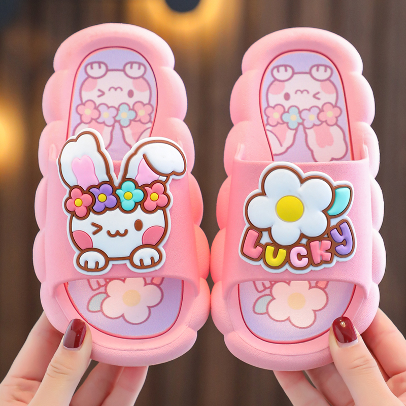 女孩亲子凉拖鞋儿童拖鞋卡通夏季