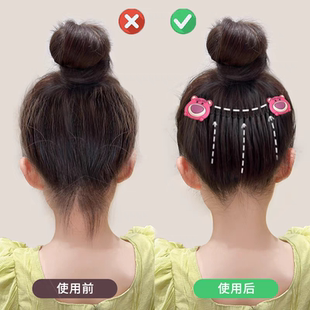 卡通刘海贴儿童碎发整理神器宝宝不伤发魔术贴发卡女童后脑勺发饰