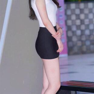 ol无内衬包臀裙老公最爱紧身包臀裙无内衬超短裙性感心机短裙制服