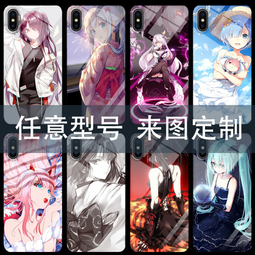 动漫手机壳适用华为nova8/7/6se/5pro/4e/p40p荣耀mate30畅享v20x