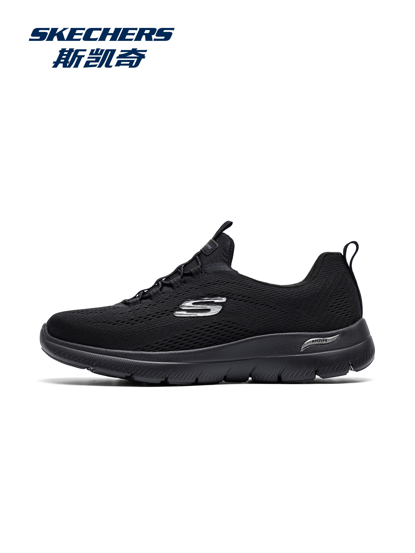 Skechers รองเท้าผ้าใบสตรีรุ่นใหม่ฤดูใบไม้ร่วงปี 2026 รองเท้าผ้าใบเสริมโค้งเท้า แบบสวมใส่ง่าย สำหรับใส่เดิน