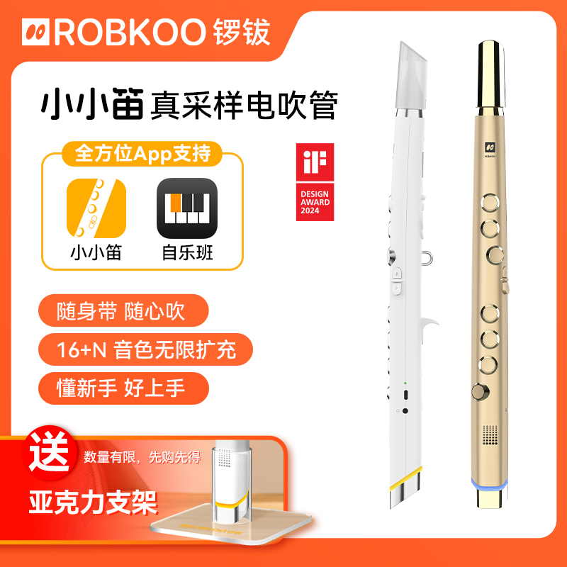 锣钹ROBKOO小小笛电吹管新年送礼