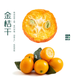 茶元子丨金桔干泡水喝的东西无添加金橘片干养生花茶水果茶冷泡茶