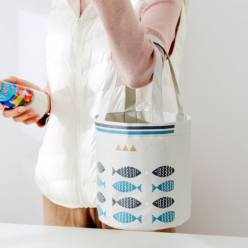 铝箔加厚饭盒袋手提包圆形上班族