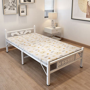 宽90CM欧式 折叠床单人床0.9米1米1.2米双人床午休铁简易床长2米