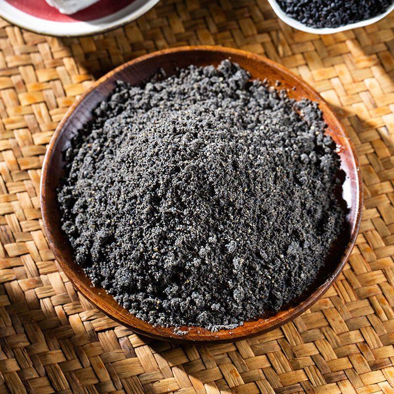 现磨纯熟黑芝麻粉正品官方原味烘焙商用足量即食500g克包邮可拌糖