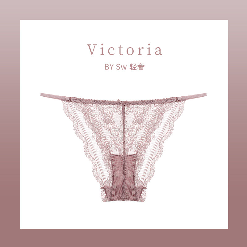 维多利亚法式性感内裤女士蕾丝薄款纯欲透气低腰高开叉细带三角裤,女士内衣/男士内衣/家居服,女三角裤,淘宝优惠券,粉丝福利购,淘宝优惠卷