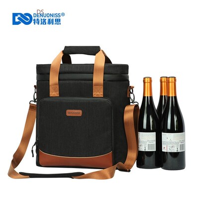 DENUONISS New 2020 Wine Cooling Bag  Leakproof Picnic C