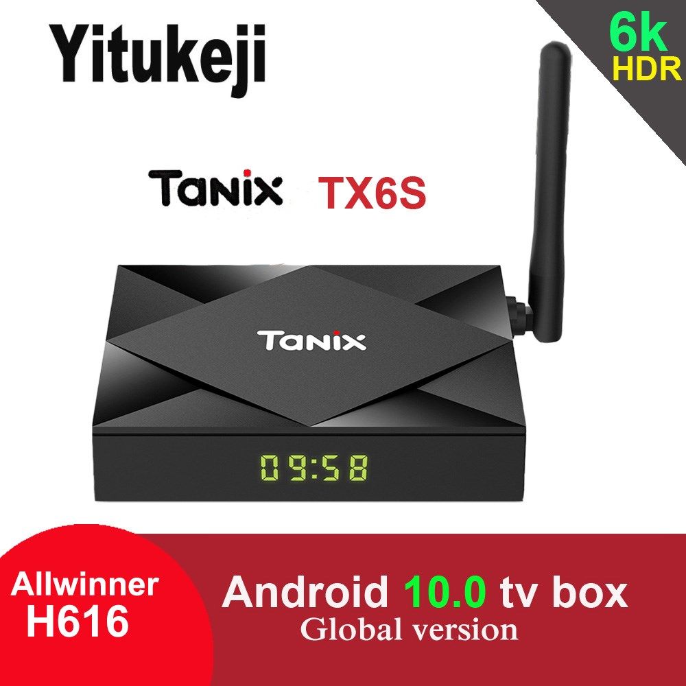 Tanix TX6S Android 10.0 TV Box Allwinner H616 4GB 64GB 2.4G - 实物图