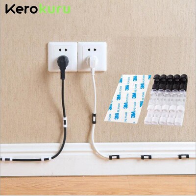 20PCS Cable Organizer Wire Winder  Earphone Cord Holder HDMI