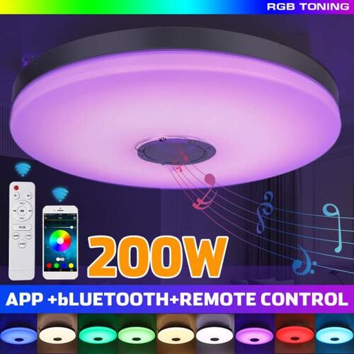 220V 110-265V WiFi Modern RGB LED Smart Ceiling Lamp bluetoo