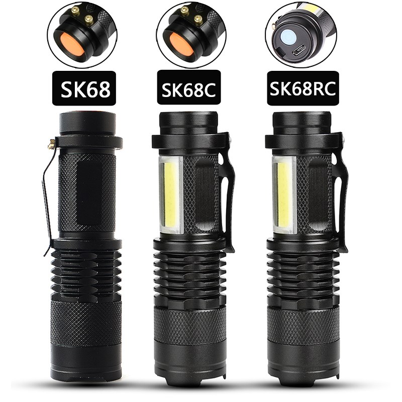 Z25 XP-G Q5 Mini led Flashlight Torch Lamp 2000 Lumens AA /