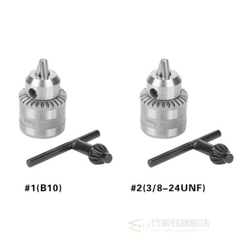 0.6 6.5mm B10 3/8 24UNF Mini Key Type Drill Chuck with Chuc