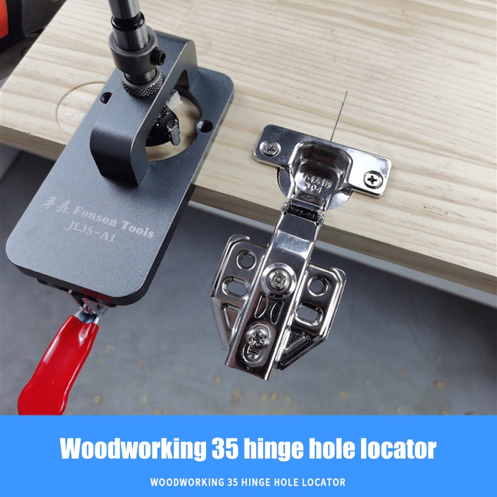 Woodworking Tools Hole Drilling Guide Locator 35mm Hinge Bor