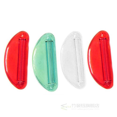 4 pcs Plastic Tube Squeezer Toothpaste Dispenser Holder Roll