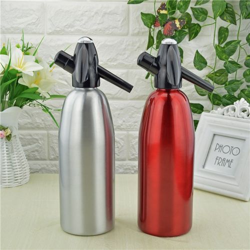 Manual 1L Soda Siphon CO2 Dispenser WATER Bubble Generator C