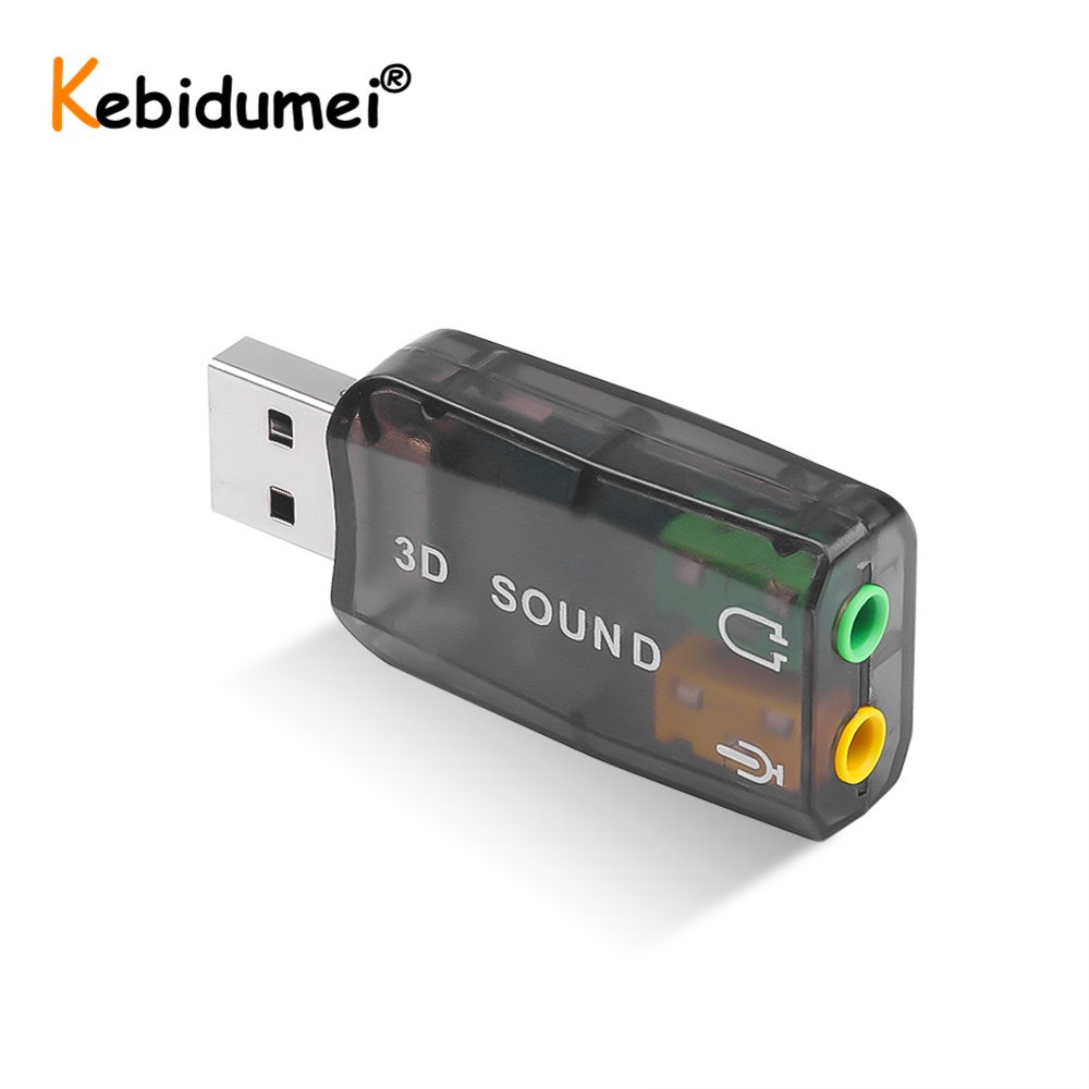 sb Sound Card 5.1 External SB to Jack 3.5mm Headphone Audio