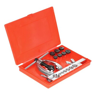 9pcs Double Pipes Flaring Tool Kit Set Tube Bender Pipes Fix
