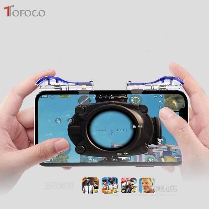 New Pubg Controller Smartphone Universal Gaming Trigger Fire - 实物图