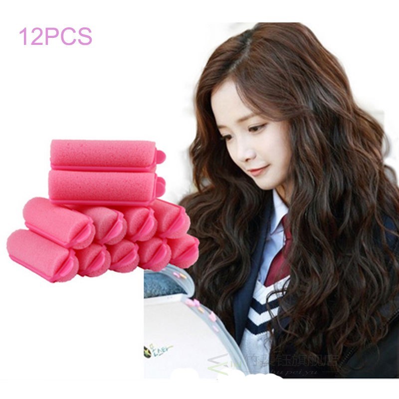 Curlers Hair-Tool Cling Bendy DIY New Hot Anion 12pcs Foam B