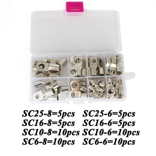 free shipping (60PCS/BOX) Bolt Hole Tinned Cable lugs Batter