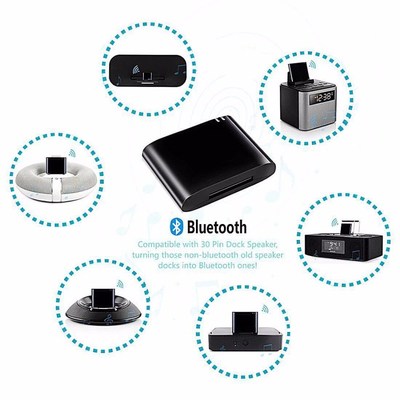 30pin Bluetooth Adapter 4.1 A2DP Audio Music Receiver for Bo