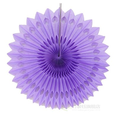 Hanging Paper Decoration 5pcs 20cm Tissue Paper Fan For Brid
