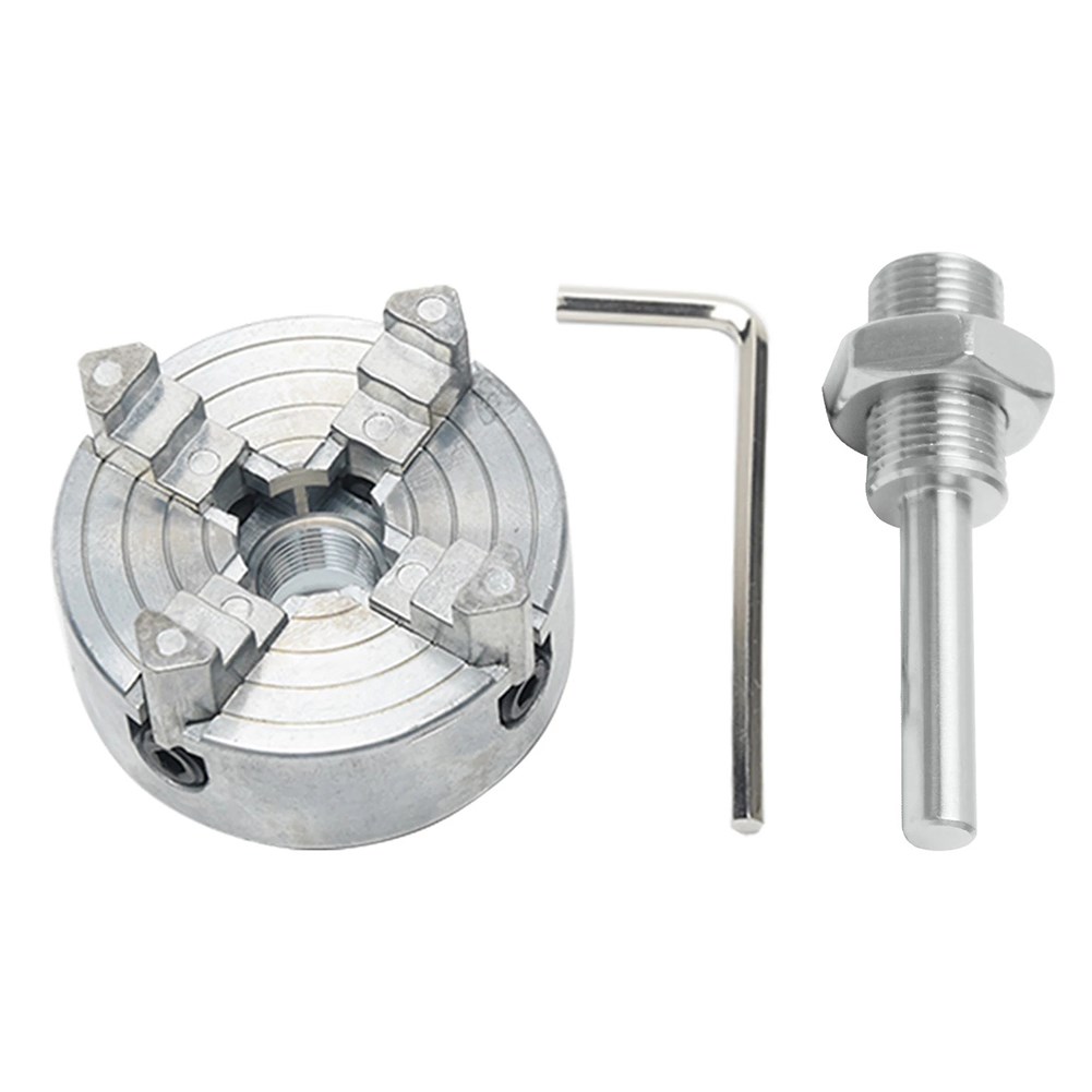 Z011A Self-Centering Mini Drill Chuck Metal 4 Jaws Manual La