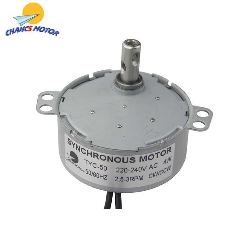 TYC-50 Turntable motor Synchronous Motor 220V AC 2.5-3RPM CW