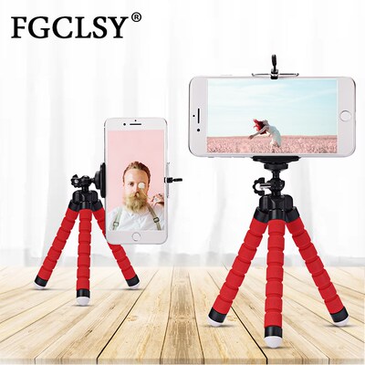 Mini Flexible Sponge Octopus Tripod  iPhone Samsung Xiaomi H