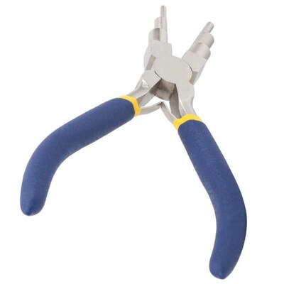 1 pc Jewelry Pliers Anti-Rust 6 In 1 Round Tip 6-Section DIY