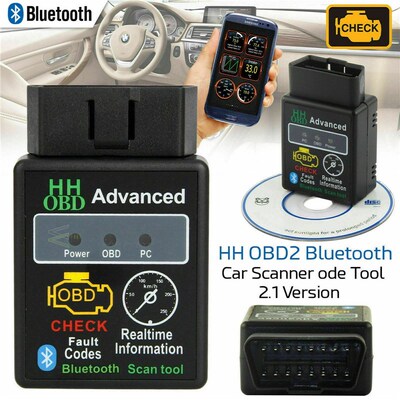 Bluetooth ELM327 HH V2.1 OBD2 Car Scanner Car Fault Diagnost