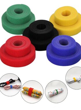 10mm*5m Self Adhesive Reusable Cable Tie Nylon Fastener Hook