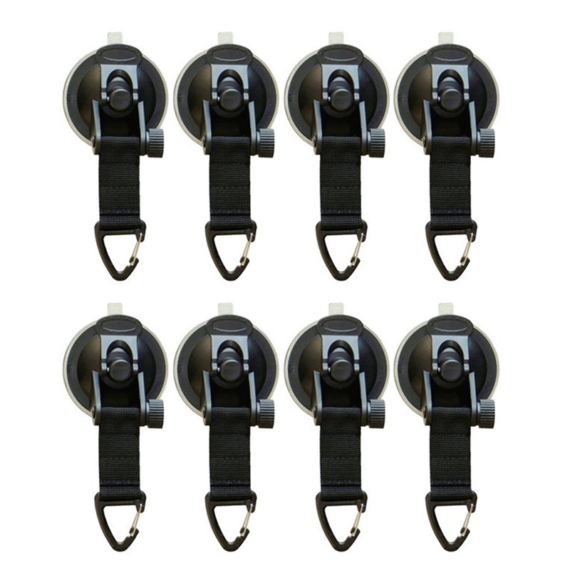 8Pcs Suction Cup Anchor Securing Hook Tie Down,Camping Tarp