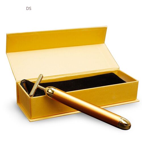 Energy 24K Gold T Beauty Bar Facial Roller Pulse Firming Mas