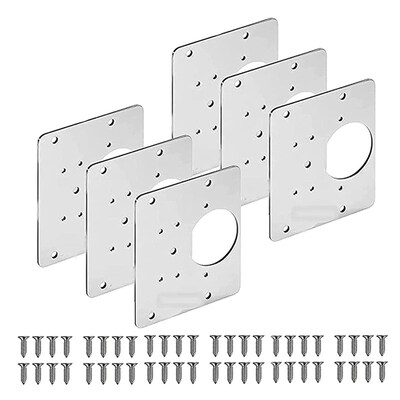 Hinge Repair Plate with 12 Mounting Holes Pratical Repair Ac