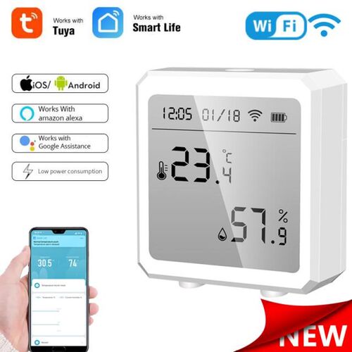 Tuya Smart WIFI Temperature Humidity Sensor Indoor Hygromete