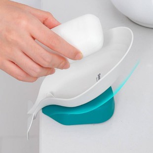 Shower Soap Holder Whale Shaped Suction Cup Soap Box Drain P