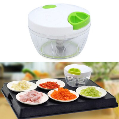 Manual Vegetable Fruit Cutter Processor Chopper Garlic Cutte